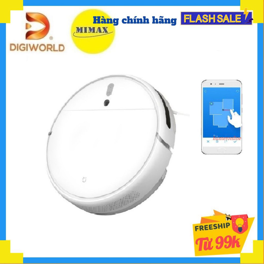 Robot Hút Bụi Xiaomi Mi Robot Vacuum-Mop - Bản Quốc Tế - Hàng Chính Hãng - Phân Phối Bởi DIGIWORLD