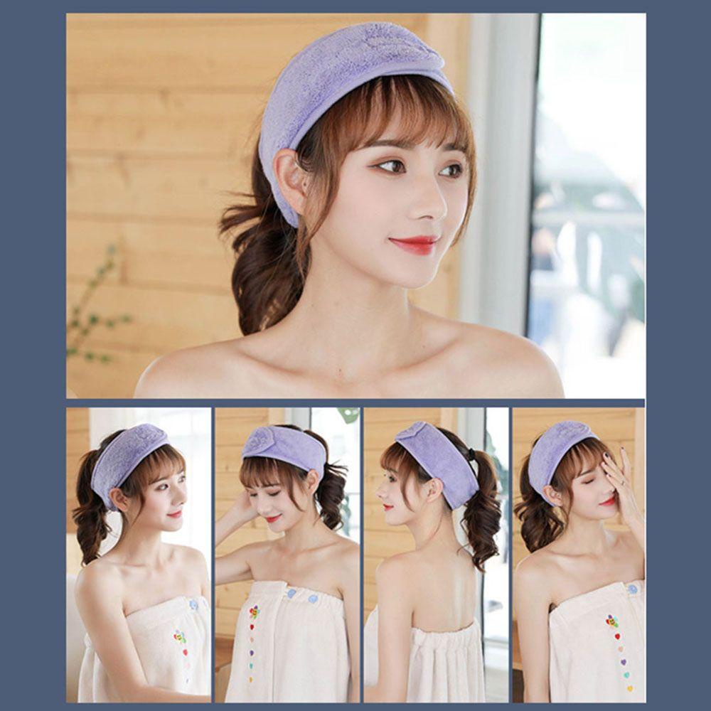 Băng Đô Turban Rửa Mặt / Tắm Thời Trang Có Thể Điều Chỉnh