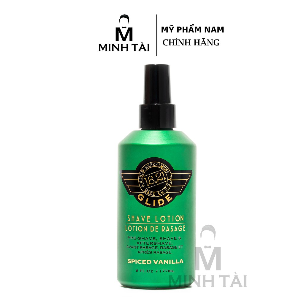 Gel Cạo Râu 3 Trong 1 18.21 MAN MADE Glide Shave Lotion Spiced Vanilla - 177ml - Hàng Chính Hãng