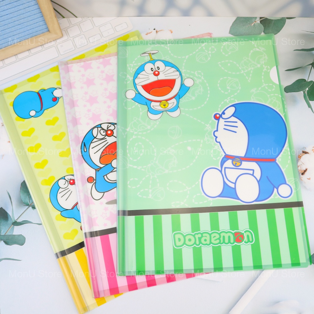 Bìa cây A4 hình DORAEMON DOREMON dễ thương cute MON0354 TooYoo