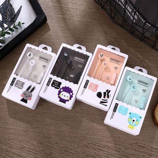 Tai nghe thỏ gấu ngựa vằn sư tử tai nghe Go-254 tai nghe cute tai nghe dễ thương