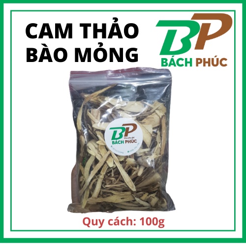 100G Cam Thảo bào mỏng dành cho pha chế đồ uống - Kho Pha Chế Đà Nẵng