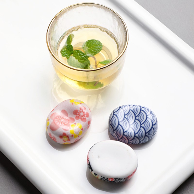 Set 6 giá gác đũa SWEEJAR bằng gốm phong cách Nhật Bản thời trang tiện lợi