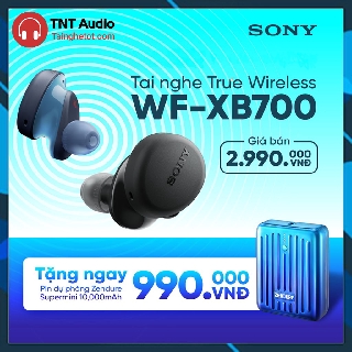 Tai Nghe True Wireless Sony Extra Bass WF-XB700 - Chính Hãng Sony-