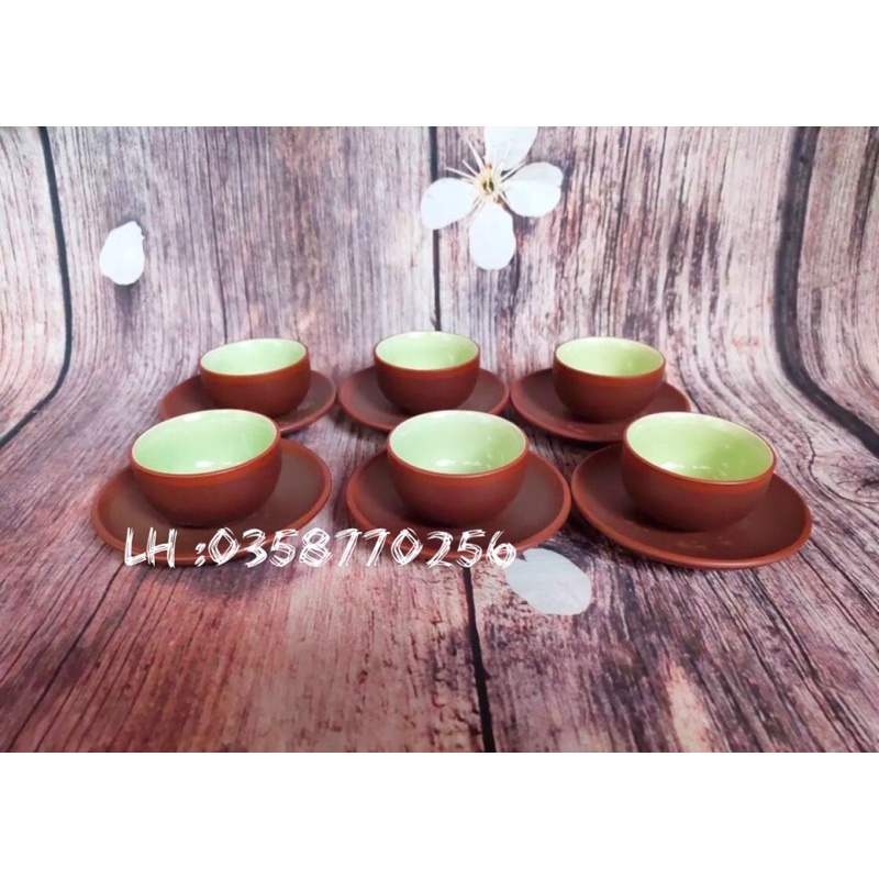 Ấm,chén Tử sa Bát Tràng-gốm sứ Hoàng Oanh-1 ấm bán lẻ rời bộ