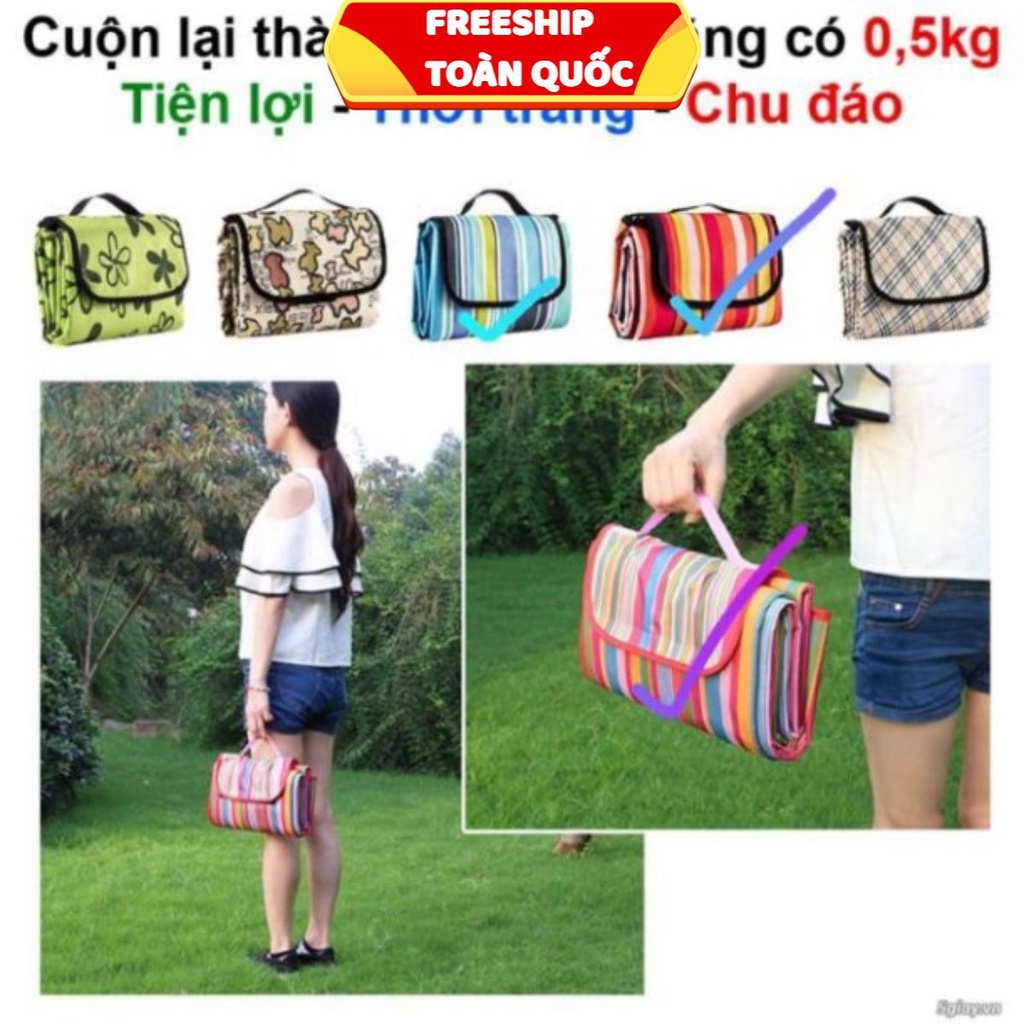 [ Giá gốc] Thảm trải du lịch, đi phượt gấp gọn đa năng . .
