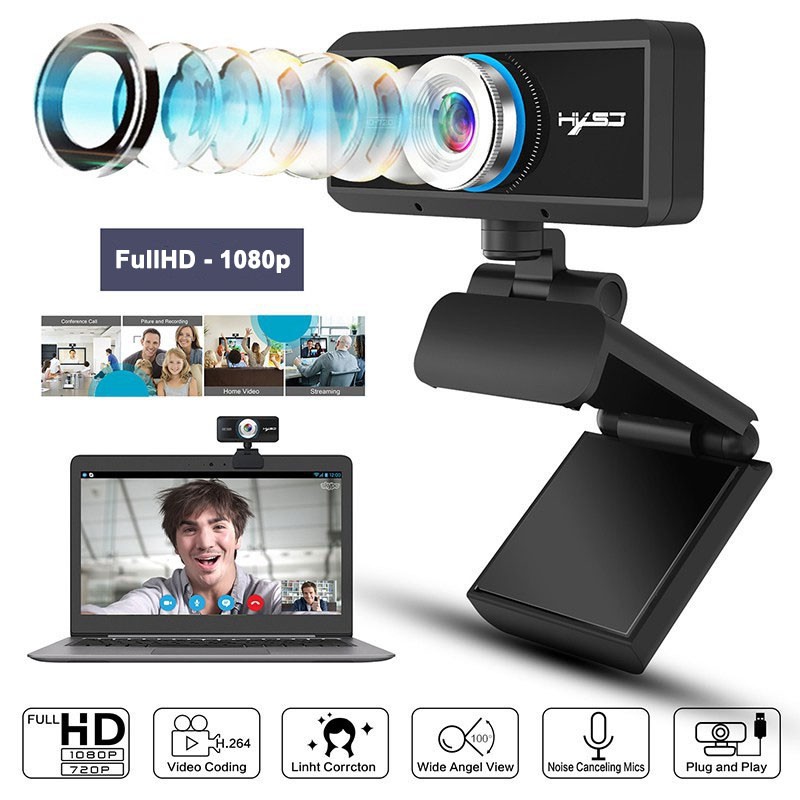 [ĐỘ PHÂN GIẢI 1080P] Webcam video Full HD 1080p cho máy tính - Thu hình cho máy tính, pc, TV, để bàn - Camera, máy ảnh | WebRaoVat - webraovat.net.vn