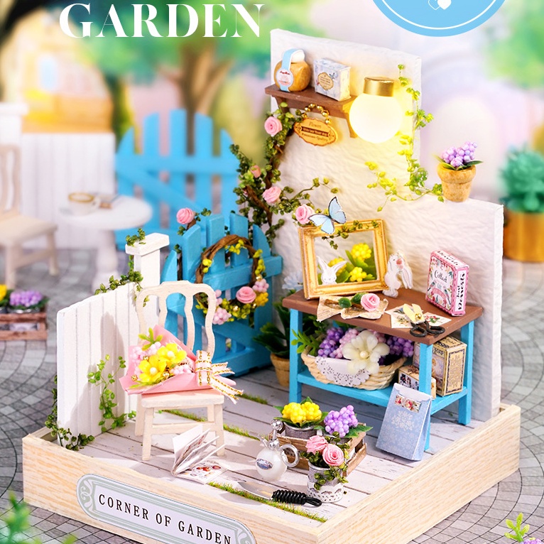 Mô hình Nhà Búp Bê DIY Cuteroom-VƯỜN XINH (Corner Of Garden)-QT033