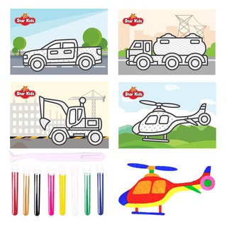 BỘ TRANH CÁT MÀU STAR KIDS NHIỀU CHỦ ĐỀ ĐỘC ĐÁO CHO BÉ (HÀNG VIỆT NAM)