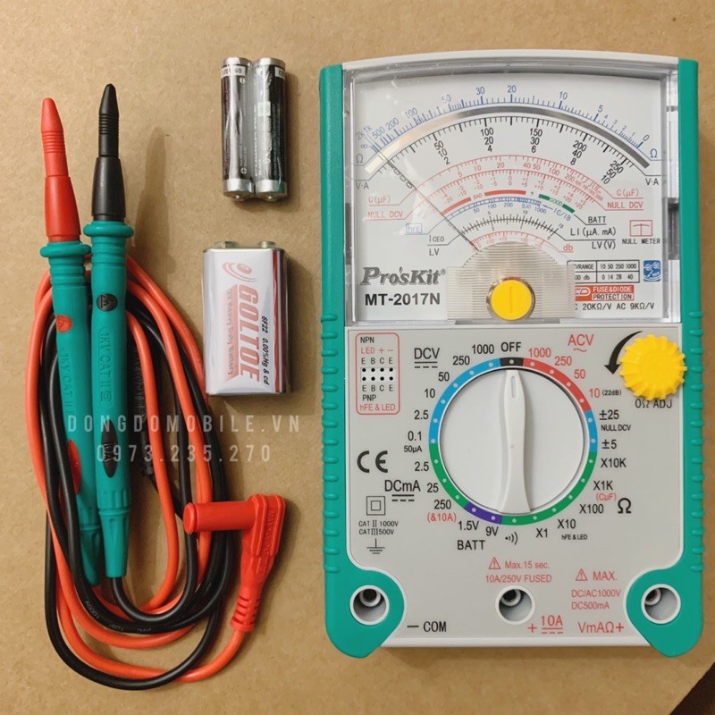 Đồng hồ vạn năng Proskit MT-2017N (Loại Mới)