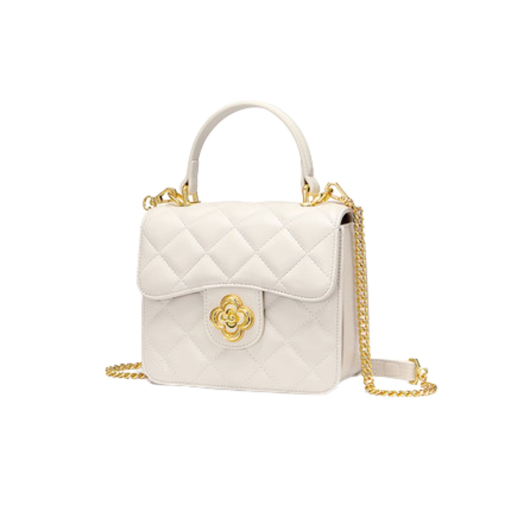 Túi xách nữ thời trang Nucelle chần chéo khóa charm hoa ViAnh Store 1172031