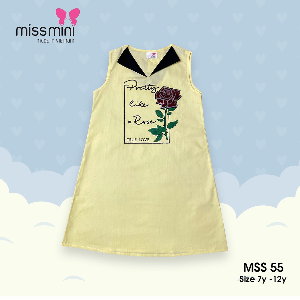 Váy bé gái Rose Mss 55 7-8-9-10-11-12 tuổi