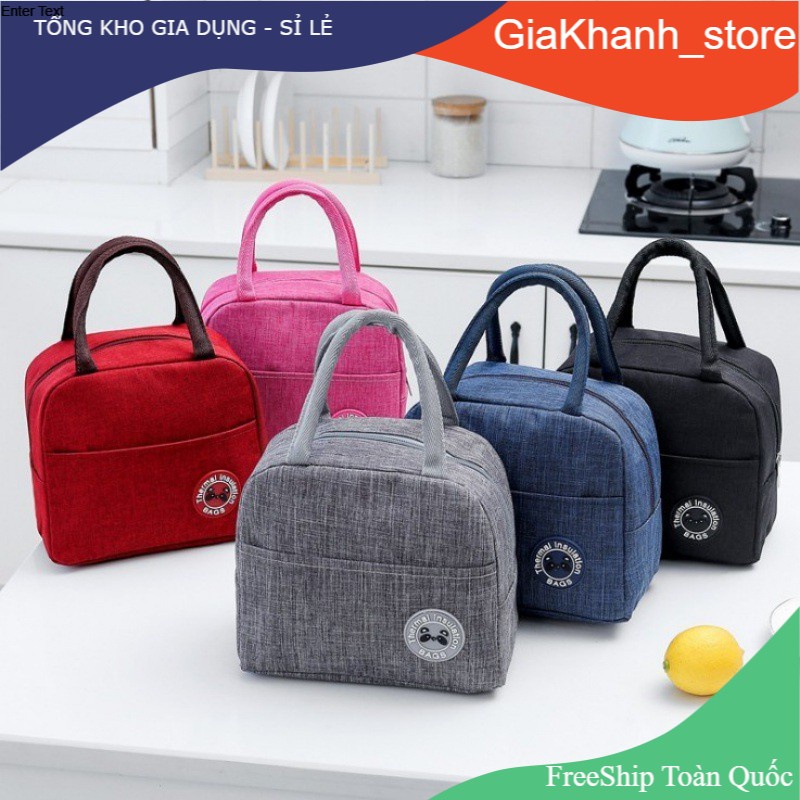Túi Giữ Nhiệt, Túi Đựng Cơm, Đồ Ăn Siêu Sale Tiện Lợi Hàng Đẹp Chất Liệu Vải Loại 1