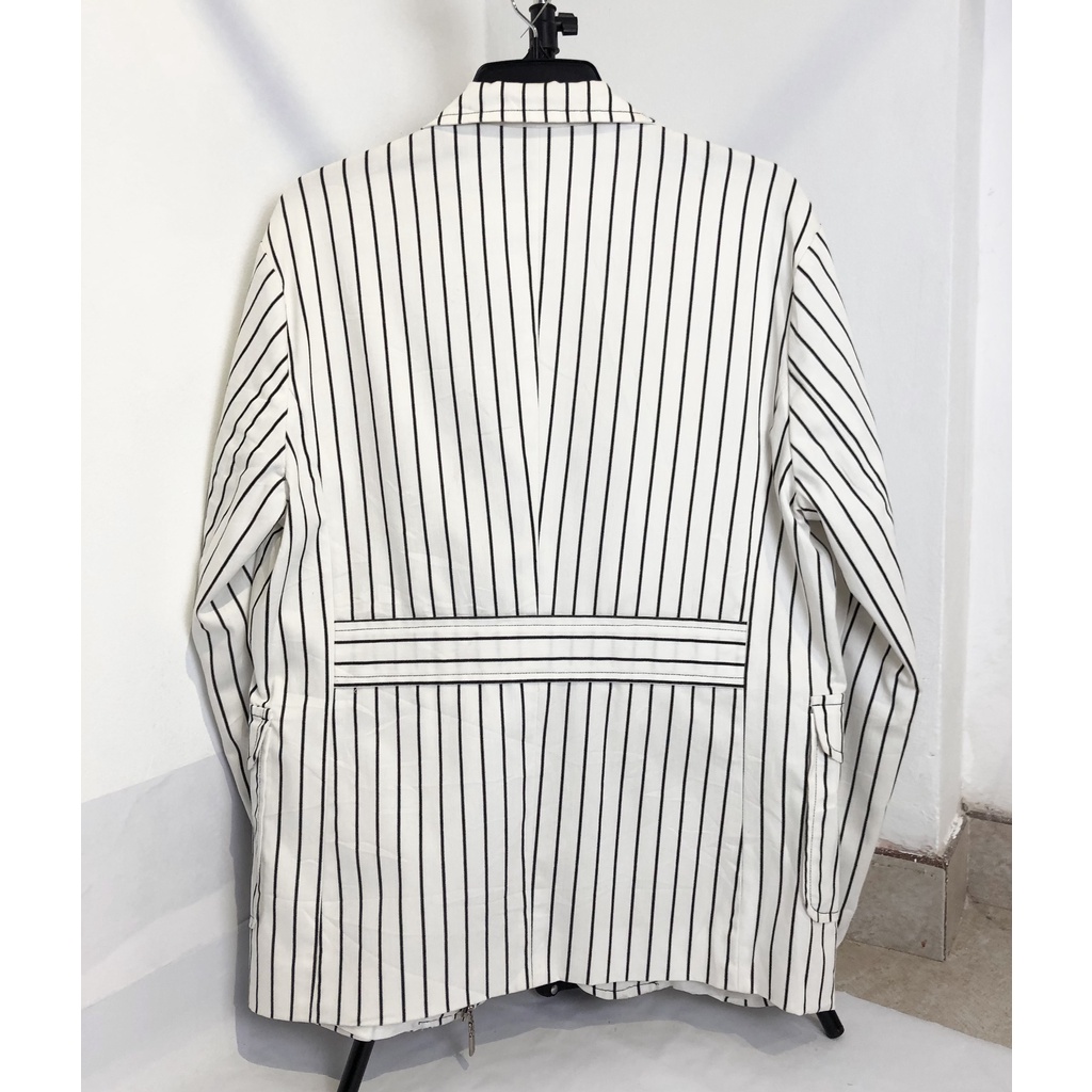 (5 mẫu) Blazer kaki nam các màu đen kem trắng nâu suông không đệm vai / jacket sport Hiệu đồ 90s