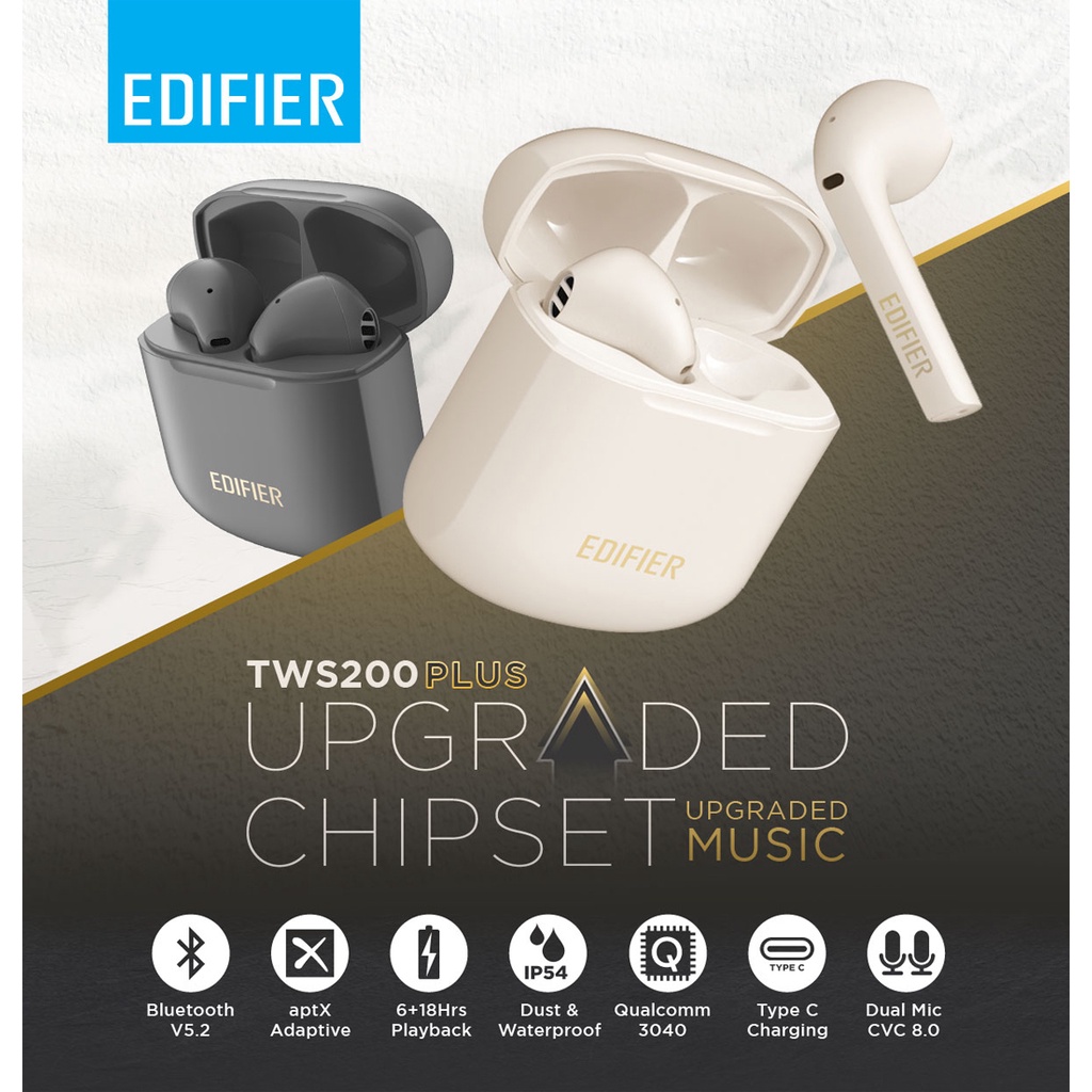 Tai nghe bluetooth True Wireless Edifier TWS200 Plus