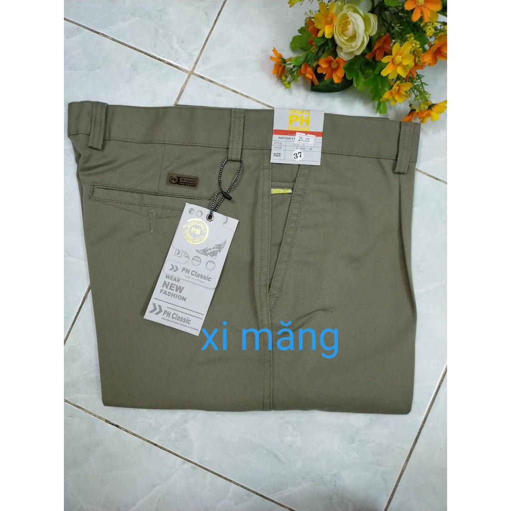 Quần kaki trung niên bigsize màu chuẩn | BigBuy360 - bigbuy360.vn