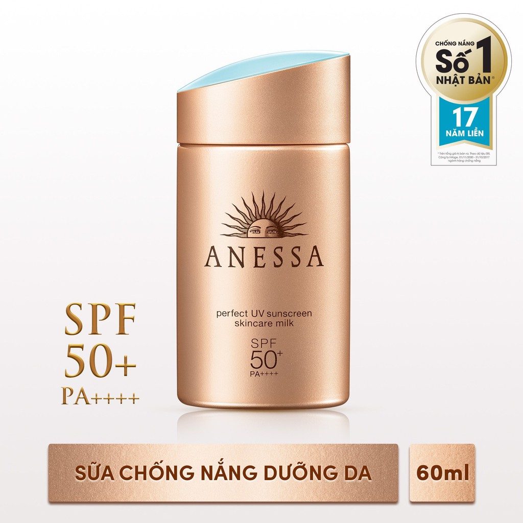 Kem Chống Nắng Shiseido Anessa 60ml Perfect UV Sunscreen Skincare Milk