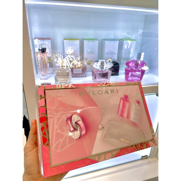 Set nước hoa Bvlgari Omnia Pink Sapphire ( EDT 65ml, Lotion 75ml, Showergel 75ml ) | Thế Giới Skin Care
