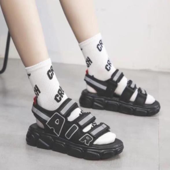 ] Dép sandal nữ 3 quai phản quang