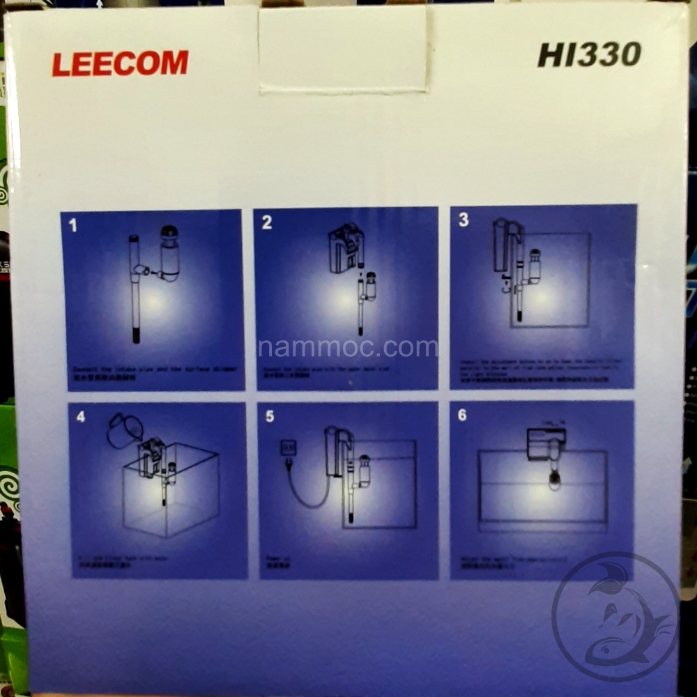 Lọc Thác LEECOM HI-330 (2W~280L/H) - Máy Lọc Thác Dành Cho Bể Cá Cảnh Thuỷ Sinh Nhỏ