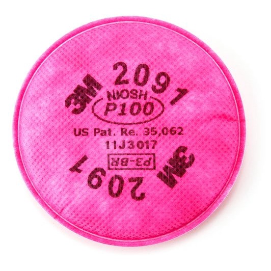 Phin lọc 3M 2091 lọc hơi hóa chất, khói hàn, bụi dầu và môi trường công nghiệp, nông nghiệp - Thinksafe