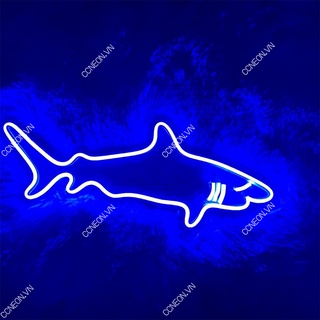 Đèn Led Neon trang trí hình cá mập