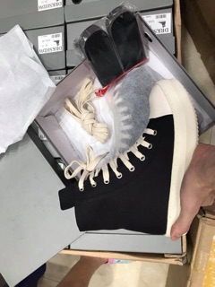 GIÀY RICK OWENS HIGHTOP CANVAS