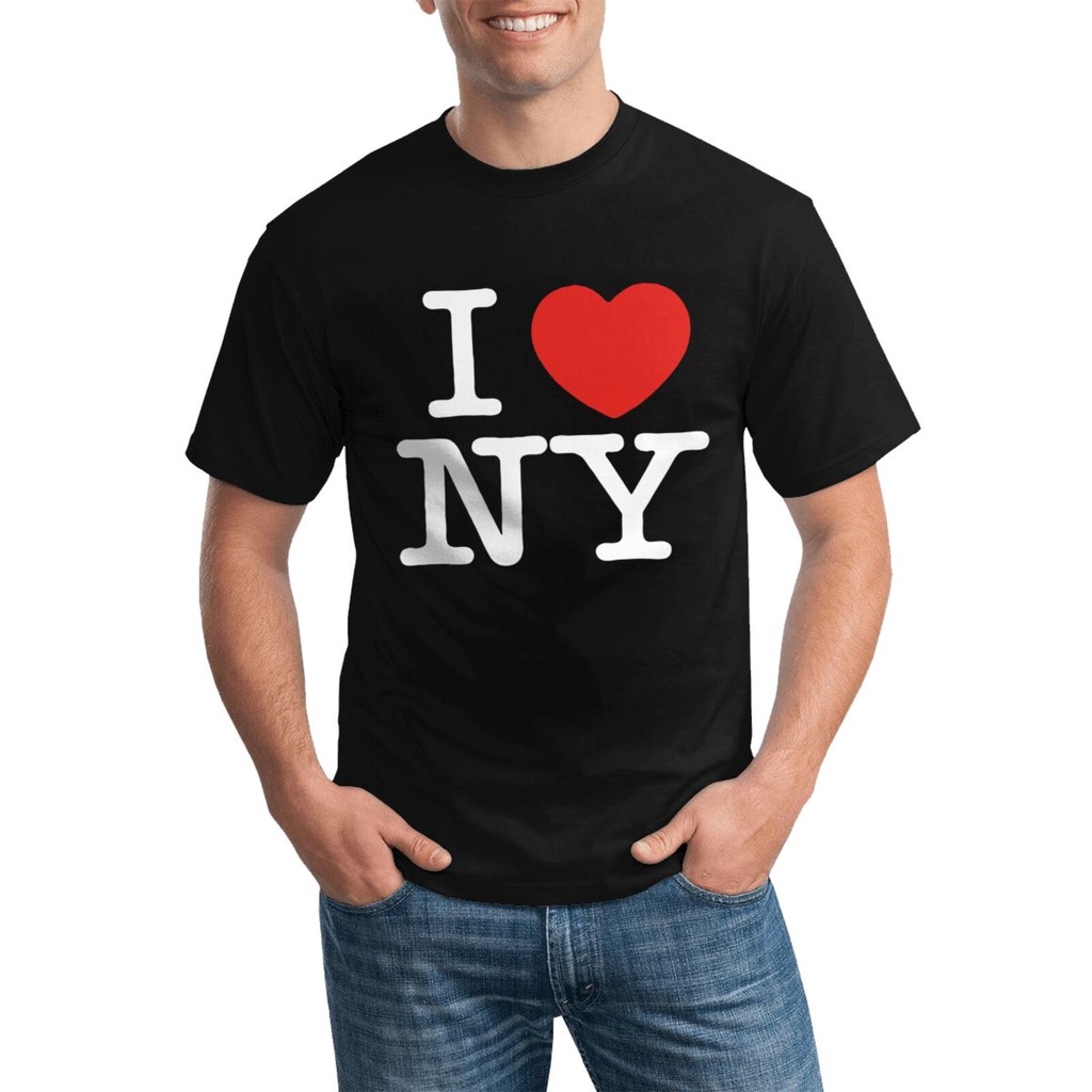 Áo Thun In Hình Truyện Tranh I Love New York Ny Heart Nhiều Màu Dễ Thương Cho Nam