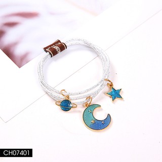 CH074 Cộc tóc CHARM Hàn Quốc - BST Goodnight - Moon Star
