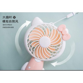 QUẠT MINI CẦM TAY HÌNH MÈO 1907