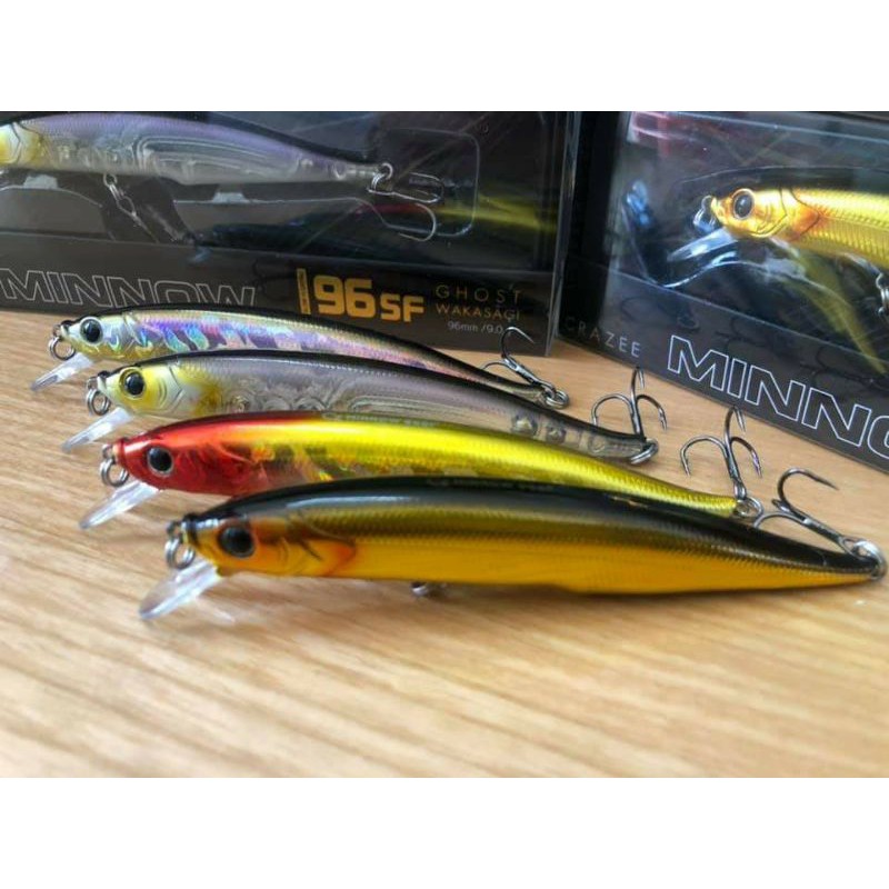 Mồi Câu AlphaTackle Crazee Minnow 96SF 9g 96mm