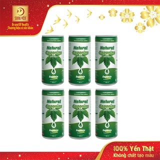 Ngũ diệp sâm đường phèn thùng 24 lon - yến sào song yến
