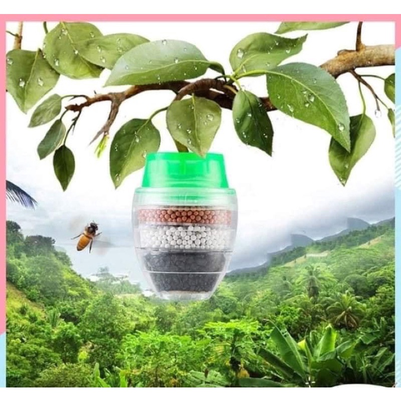 Bộ lọc vòi 5 lớp Bộ lọc nước bằng than hoạt tính Bộ chuyển đổi vòi nhà bếp
