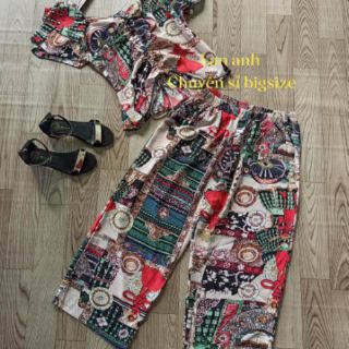 Set bộ lụa rút dây bigsize
