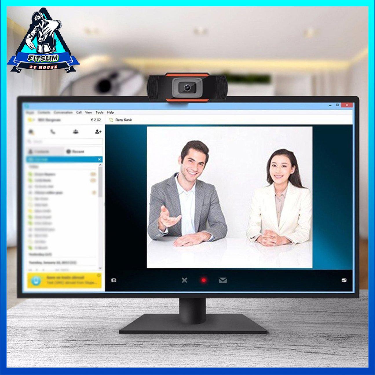 Webcam Xoay 30 Độ 2.0 Hd 720p Cho Máy Tính