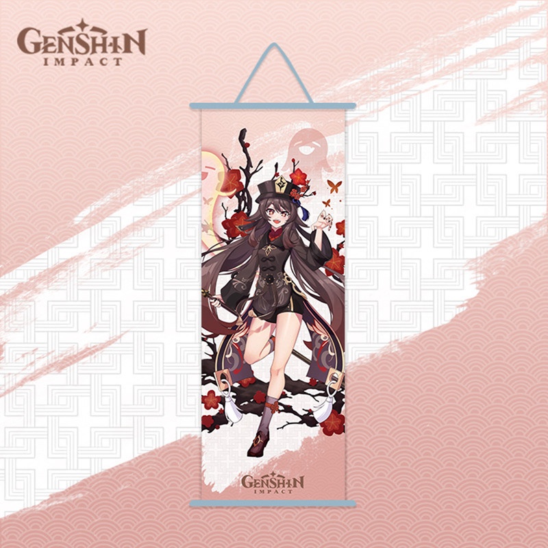 Tmdbyx Tranh Treo Poster Hoạt Hình Anime Nhật Bản Genshin Wall Impact