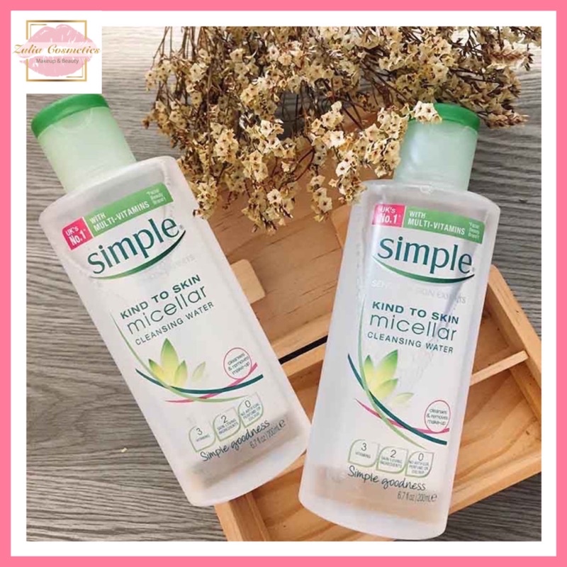 [FREE SHIP] Tẩy Trang Simple làm sạch da