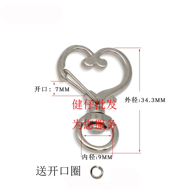 Jianzai Bán Sỉ!Móc Khóa Kim Loại Hình Tôm Hùm Làm Đồ Trang Sức Thủ Công