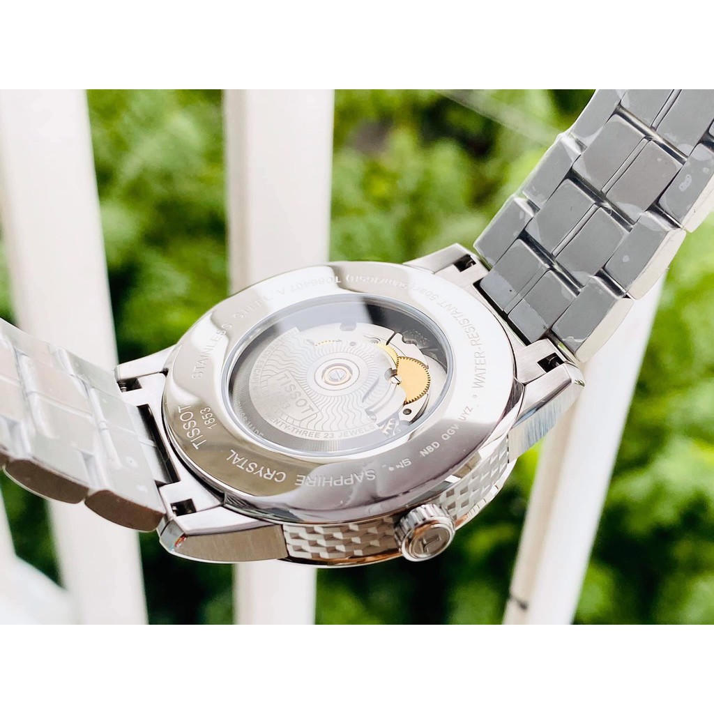 Đồng hồ nam chính hãng Tissot Luxury Powermatic 80 Black T086.407.11.201.02 - máy cơ tự động - kính Sapphire