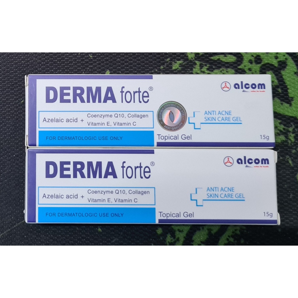 Derma Forte 15g  - Hỗ trợ ngăn ngừa và làm giảm mụn trứng cá, ngừa thâm, dưỡng trắng mịn da, giúp làm mờ sẹo do trứng cá