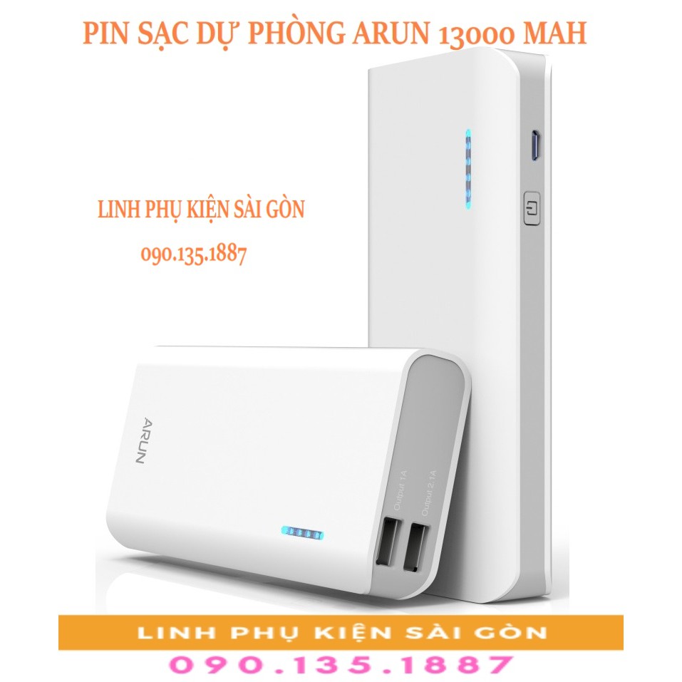 PIN SẠC DỰ PHÒNG ARUN 13000 MAH