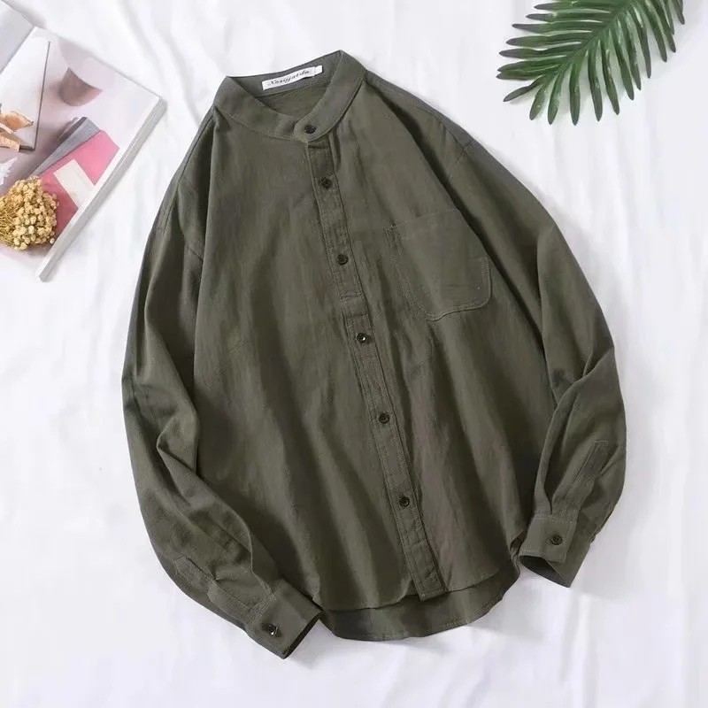 Áo Sơ Mi Dài Tay Thời Trang Hàn Quốc Cho Nam Và Nữ Size M-3Xl | BigBuy360 - bigbuy360.vn