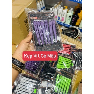 Vỉ 6 Kẹp vịt siêu chắc Cá mập Charmvit Shark Clip