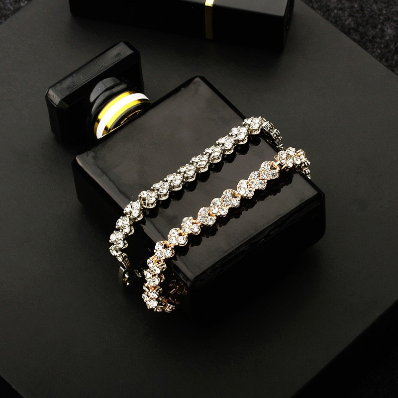 Vòng tay nữ kim cương nhân tạo - Lắc tay nữ kim cương nhân tạo sang trọng phong cách HÀN QUỐC | BigBuy360 - bigbuy360.vn