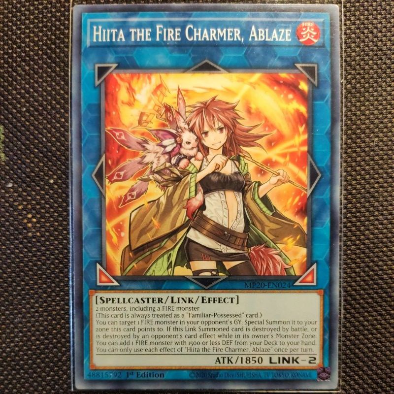 Thẻ bài Yugioh: Hiita the Fire Charmer, Ablaze - MP20-EN024