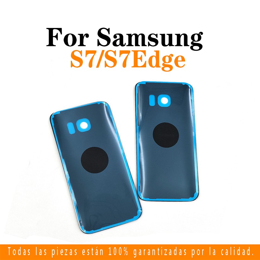 Nắp lưng điện thoại mặt kính thay thế có khung bảo vệ pin cho Samsung Galaxy S7 Edge / S7Edge G930F G935F