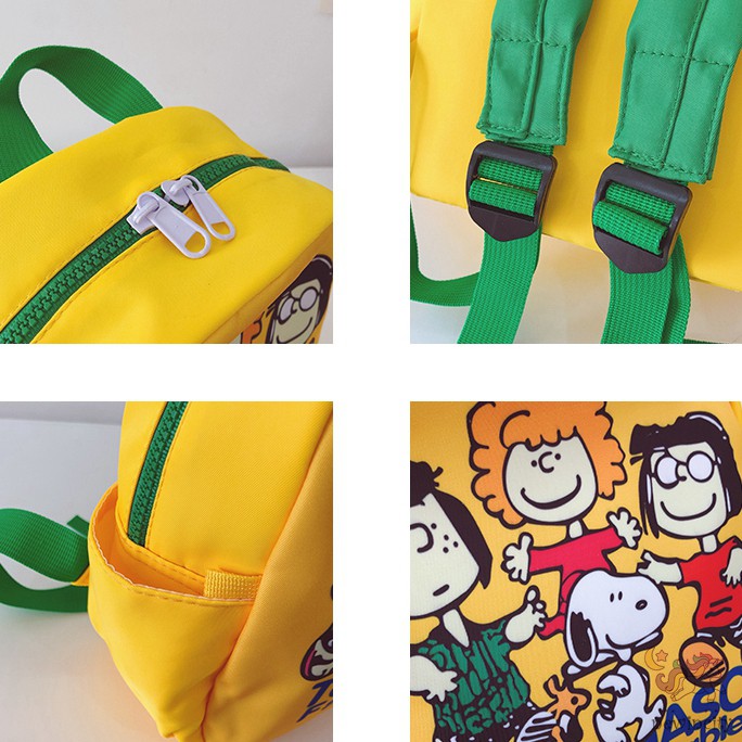 Ba lô thời trang ngăn chứa lớn phong cách mùa hè họa tiết hoạt hình kiểu Hàn dành cho bé trai và bé gái