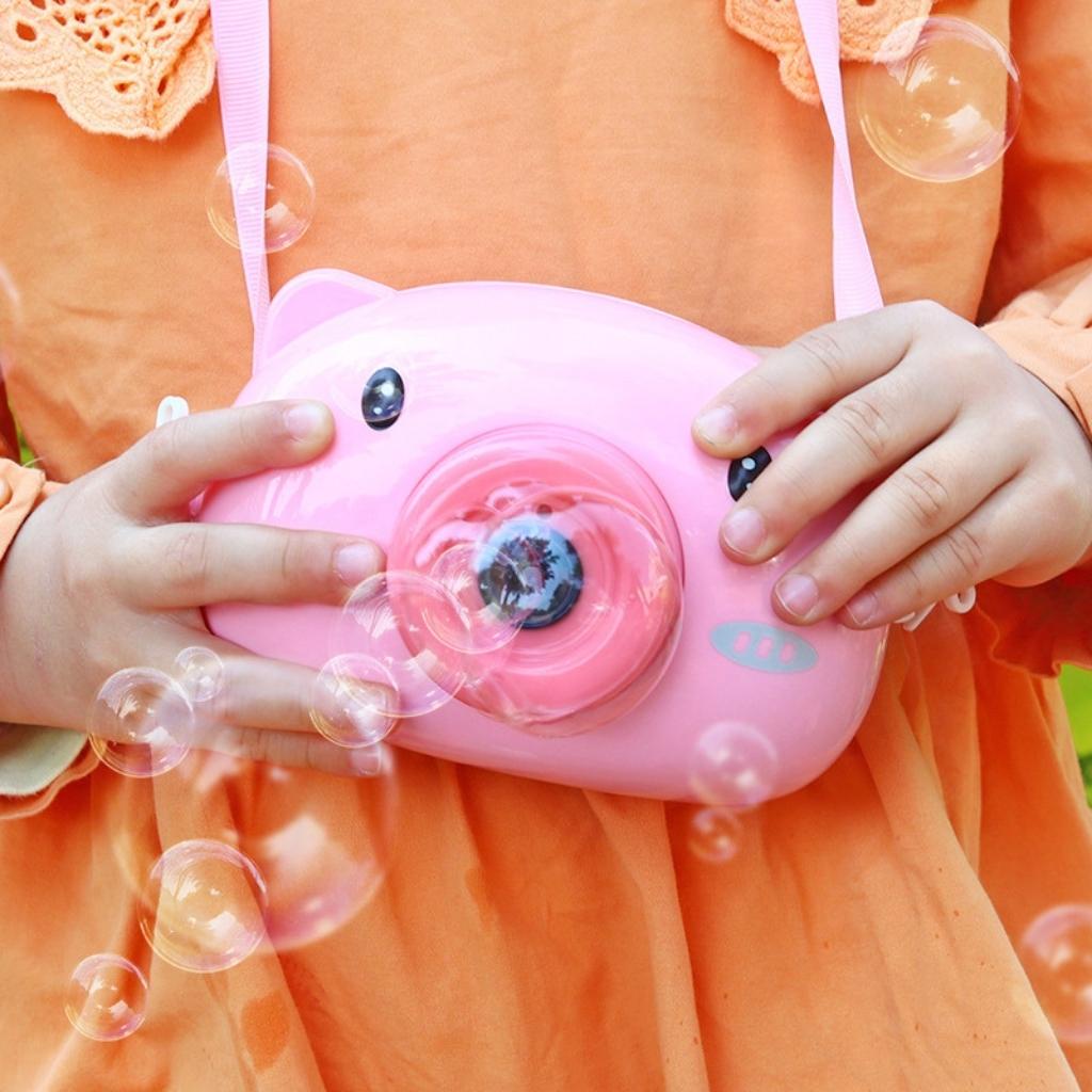 Đồ Chơi Thổi Bong Bóng Phát NhạcTự Động MinhKids Shop Có Hình Máy Ảnh Kitty Dễ Thương Cho Bé Chơi Không Lo Bẩn Tay