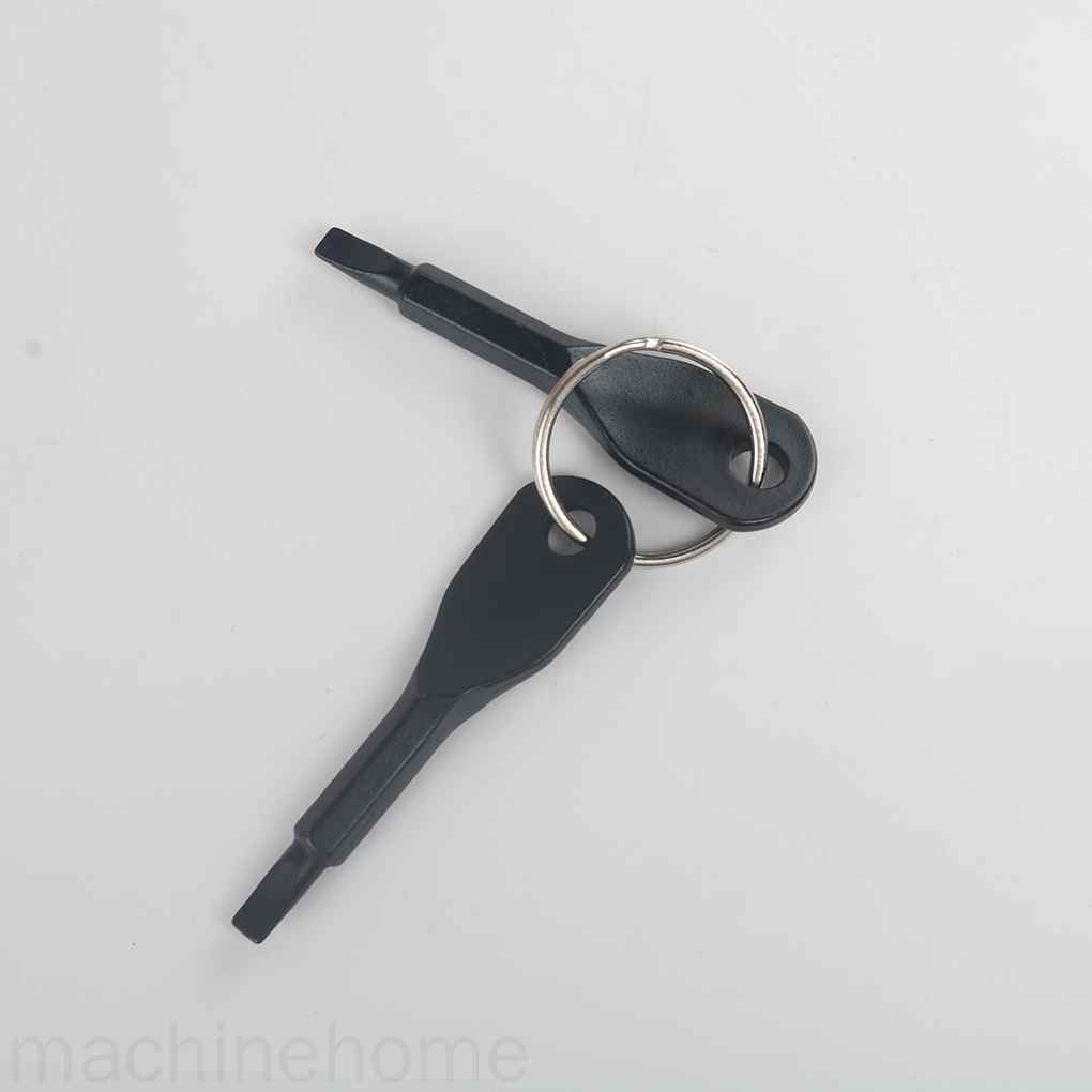 Móc khóa tua vít đầu dẹt và đầu phillips bằng thép không gỉ tiện lợi