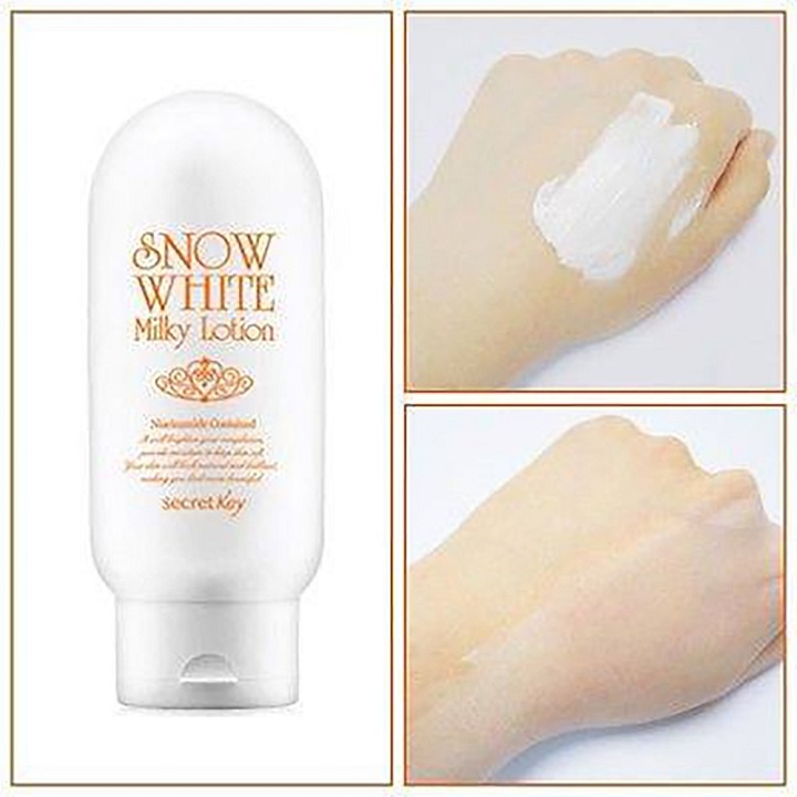 Sữa dưỡng thể trắng da Secret Key Snow White Milky Lotion 120g